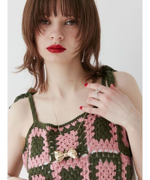 jouetie(ジュエティ)の「リボンネックレス(ネックレス・レディース・ゴールド/シルバー・FREE)」の6枚目の写真