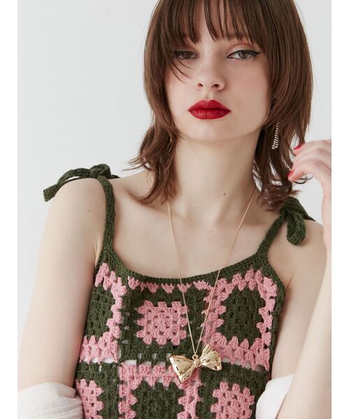 jouetie(ジュエティ)の「リボンネックレス(ネックレス・レディース・ゴールド/シルバー・FREE)」の7枚目の写真