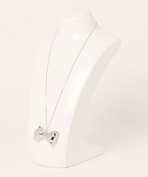 jouetie(ジュエティ)の「リボンネックレス(ネックレス・レディース・ゴールド/シルバー・FREE)」の8枚目の写真
