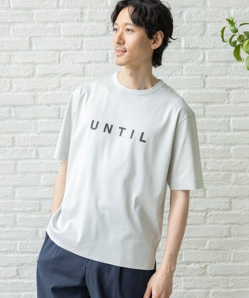 GLOBAL WORK（グローバルワーク）の「リッチクリーンTEEプリント/半袖/986783（Tシャツ/カットソー・メンズ・ダークグレー/その他1/ダークブルー/ダークグリーン/チャコールグレー/ホワイト系その他2/ライトグレー/ネイビー/グレー系その他3/ミント/グレー系その他7/ホワイト系2/ホワイト系3・SMALL/LARGE/X-LARGE/MEDIUM）」の8枚目の写真