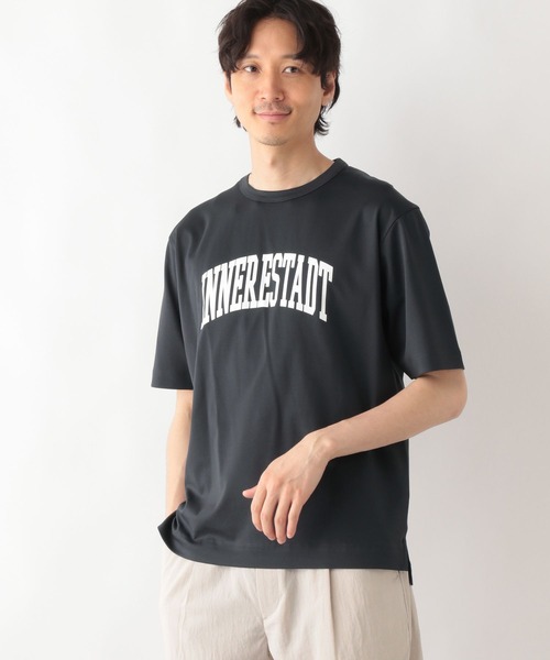 GLOBAL WORK（グローバルワーク）の「リッチクリーンTEEプリント/半袖/986783（Tシャツ/カットソー・メンズ・ダークグレー/その他1/ダークブルー/ダークグリーン/チャコールグレー/ホワイト系その他2/ライトグレー/ネイビー/グレー系その他3/ミント/グレー系その他7/ホワイト系2/ホワイト系3・SMALL/LARGE/X-LARGE/MEDIUM）」の9枚目の写真