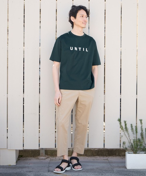 GLOBAL WORK（グローバルワーク）の「リッチクリーンTEEプリント/半袖/986783（Tシャツ/カットソー・メンズ・ダークグレー/その他1/ダークブルー/ダークグリーン/チャコールグレー/ホワイト系その他2/ライトグレー/ネイビー/グレー系その他3/ミント/グレー系その他7/ホワイト系2/ホワイト系3・SMALL/LARGE/X-LARGE/MEDIUM）」の14枚目の写真