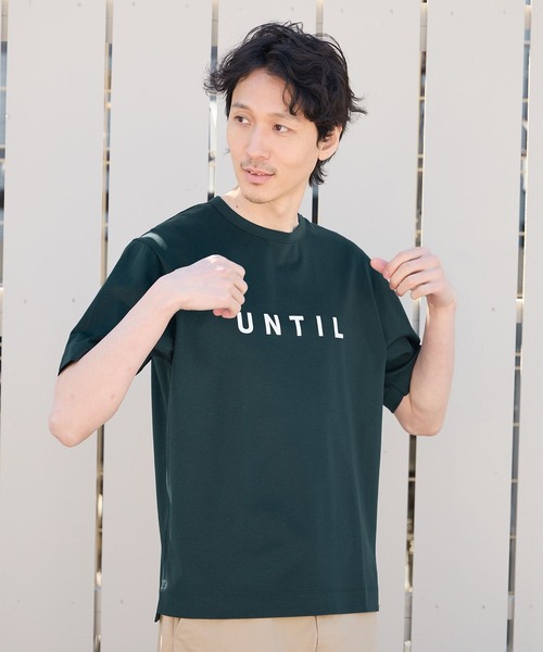GLOBAL WORK（グローバルワーク）の「リッチクリーンTEEプリント/半袖/986783（Tシャツ/カットソー・メンズ・ダークグレー/その他1/ダークブルー/ダークグリーン/チャコールグレー/ホワイト系その他2/ライトグレー/ネイビー/グレー系その他3/ミント/グレー系その他7/ホワイト系2/ホワイト系3・SMALL/LARGE/X-LARGE/MEDIUM）」の16枚目の写真