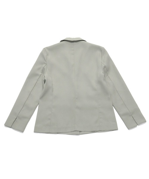 TOKYO SHIRTS(トウキョウシャツ)の「レディスジャケット 長袖シングル(テーラードジャケット・レディース・ライトグリーン/アッシュブラウン・L/M)」の13枚目の写真