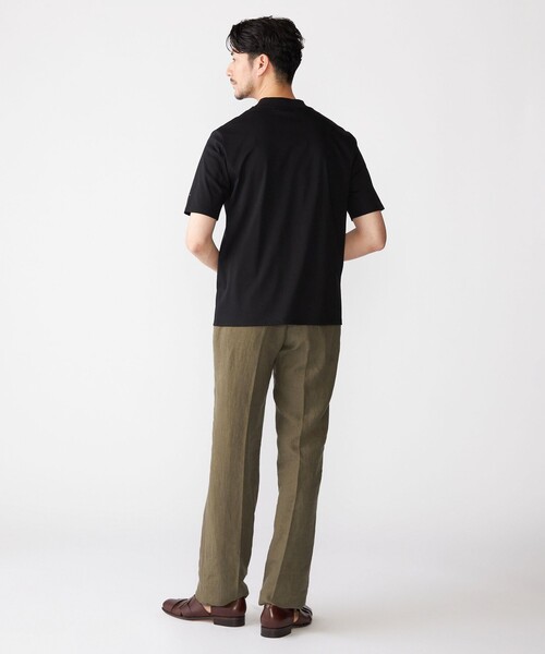 SHIPS(シップス)の「SHIPS: ALBINI モックネック ショートスリーブ Tシャツ(Tシャツ/カットソー・メンズ・ブラック/ネイビー/ホワイト・SMALL/MEDIUM/LARGE/X-LARGE)」の13枚目の写真