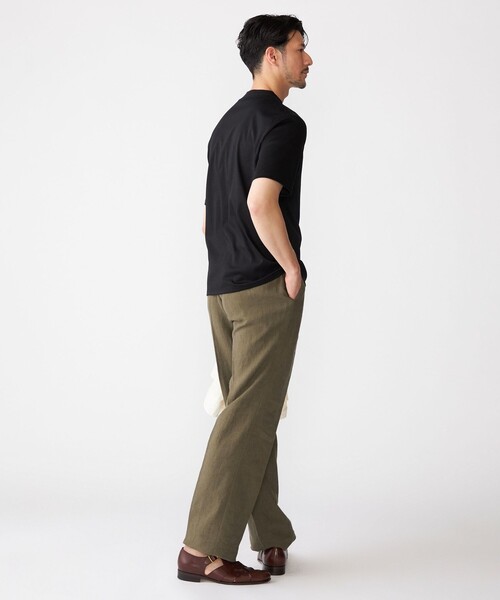 SHIPS(シップス)の「SHIPS: ALBINI モックネック ショートスリーブ Tシャツ(Tシャツ/カットソー・メンズ・ブラック/ネイビー/ホワイト・SMALL/MEDIUM/LARGE/X-LARGE)」の14枚目の写真