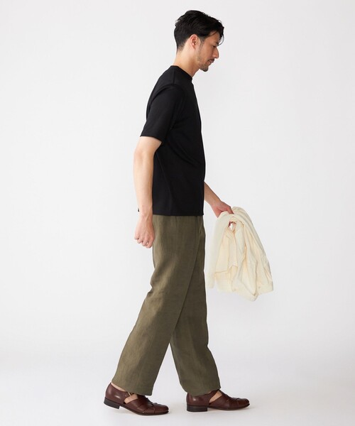 SHIPS(シップス)の「SHIPS: ALBINI モックネック ショートスリーブ Tシャツ(Tシャツ/カットソー・メンズ・ブラック/ネイビー/ホワイト・SMALL/MEDIUM/LARGE/X-LARGE)」の15枚目の写真