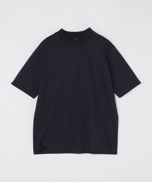 【別注】BAFY×SHIPS コットンモックネックショートスリーブニット 別注】BAFY×SHIPS コットンモックネックショートスリーブニット