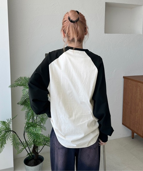 sedacle（セダクル）の「アソートラグランロンT（Tシャツ/カットソー・メンズ・ブルー/チャコールグレー/ブラック/レッド/ブラウン・MEDIUM/SMALL/LARGE）」の7枚目の写真