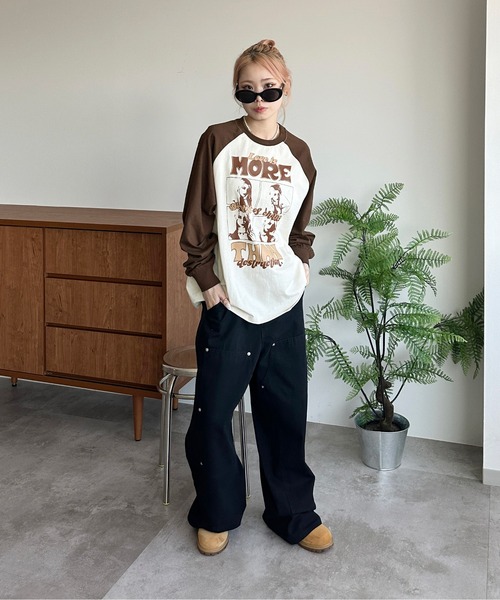 sedacle（セダクル）の「アソートラグランロンT（Tシャツ/カットソー・メンズ・ブルー/チャコールグレー/ブラック/レッド/ブラウン・MEDIUM/SMALL/LARGE）」の21枚目の写真