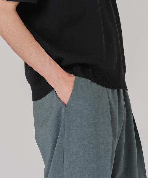 EDIFICE（エディフィス）の「ドライトロピカル バルーンフィットパンツ（スラックス・メンズ・チャコールグレー/サックスブルー/ブラック・SMALL/MEDIUM/LARGE）」の6枚目の写真