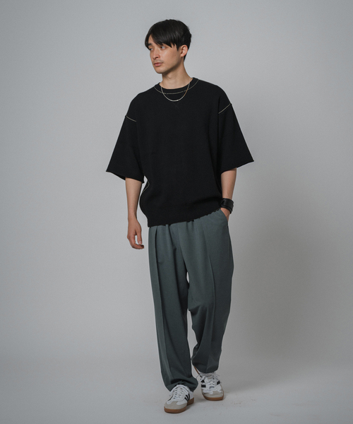 EDIFICE（エディフィス）の「ドライトロピカル バルーンフィットパンツ（スラックス・メンズ・チャコールグレー/サックスブルー/ブラック・SMALL/MEDIUM/LARGE）」の8枚目の写真