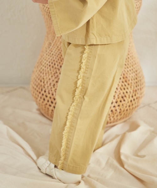 sea and shells by pairmanon(シーアンドシェルズバイペアマノン)の「【sea and shells by pairmanon】フリンジ ビッグカラー セットアップ(その他ベビーウェア・キッズ・ベージュ/アイボリー/イエロー・80/110/90/100)」の17枚目の写真