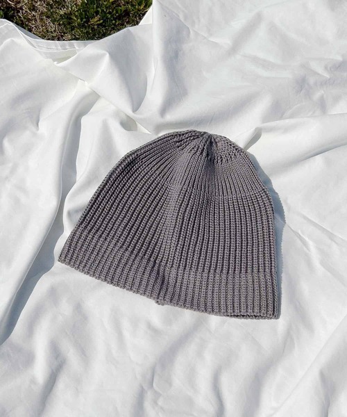 BAYBLO(ベイブロ)の「(KS)コットンショートワッチ(ニットキャップ/ビーニー・メンズ・グレー/ブルー/ブラック/イエロー/オレンジ/グリーン・FREE)」の3枚目の写真