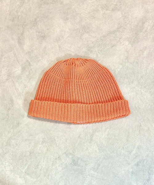 BAYBLO(ベイブロ)の「(KS)コットンショートワッチ(ニットキャップ/ビーニー・メンズ・グレー/ブルー/ブラック/イエロー/オレンジ/グリーン・FREE)」の7枚目の写真