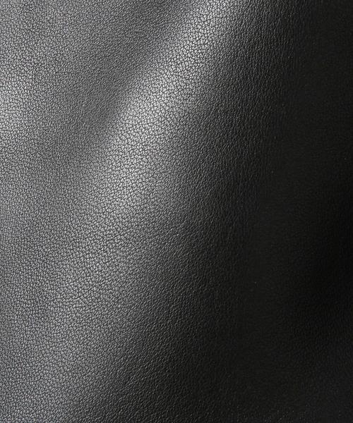 BEAUTY&YOUTH UNITED ARROWS(ビューティーアンドユースユナイテッドアローズ)の「BY シープ シングルライダースジャケット◆(ライダースジャケット・メンズ・ブラック・LARGE/MEDIUM/SMALL/X-LARGE)」の6枚目の写真