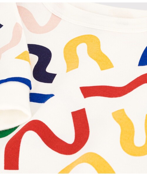 【セール】スウェットプリントプルオーバー（スウェット）｜PETIT BATEAU（プチバトー）