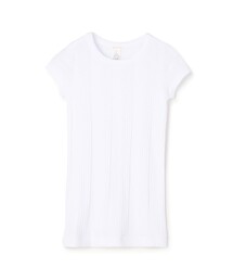 GALERIE VIE | ランダムテレコリブ フレンチスリーブプルオーバー(Tシャツ/カットソー)