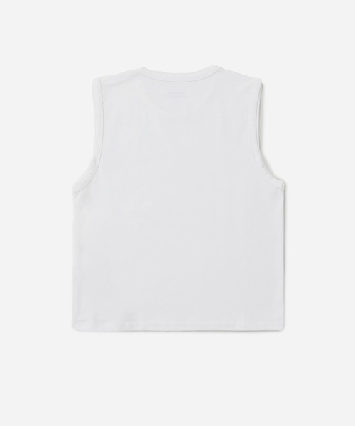 Saturdays NYC(サタデーズ ニューヨークシティ )の「Martha Muscle Tank Top(タンクトップ・レディース・ホワイト/ネイビー/パープル・S/M)」の4枚目の写真