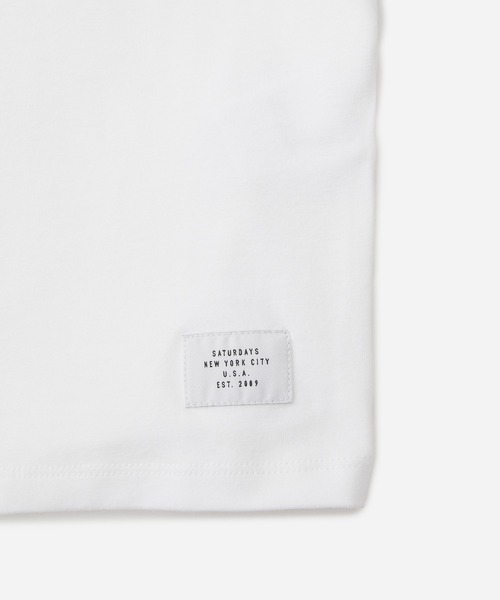 Saturdays NYC(サタデーズ ニューヨークシティ )の「Martha Muscle Tank Top(タンクトップ・レディース・ホワイト/ネイビー/パープル・S/M)」の6枚目の写真