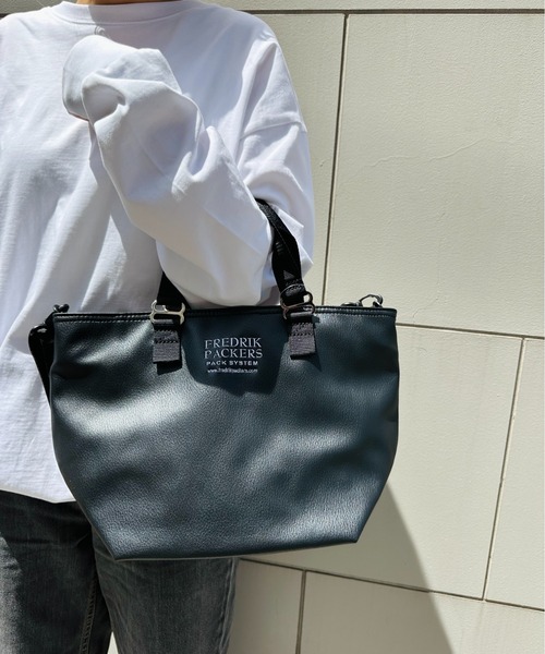 【セール】FREDRIK PACKERS / FAM TOTE LEATHER WIDE（トートバッグ）｜FREDRIK PACKERS（フレドリックパッカーズ）