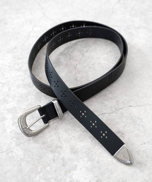 Iroquois（イロコイ）の「IROQUOIS イロコイ / MEDALLION BELT メダリオンレザーベルト 牛革 / 876108（ベルト）」