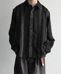 CASPER JOHN | Various loose shirts -stripe fringe-/バリアスルーズシャツ -ストライプフリンジ-(シャツ/ブラウス)