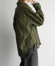 CASPER JOHN | Various loose shirts -stripe fringe-/バリアスルーズシャツ -ストライプフリンジ-(シャツ/ブラウス)