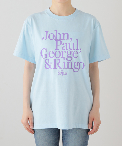 GOOD ROCK SPEED(グッドロックスピード)の「【GOOD ROCK SPEED/グッドロックスピード】THE BEATLES:Tシャツ(Tシャツ/カットソー・レディース・ブルー系その他・MEDIUM/LARGE)」の6枚目の写真
