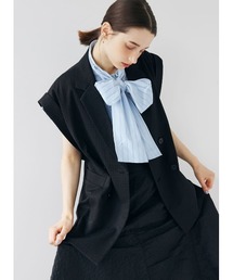 カットアウトテーラードジレ