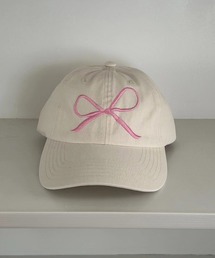 LAFFMO | リボン刺繍キャップ(キャップ)