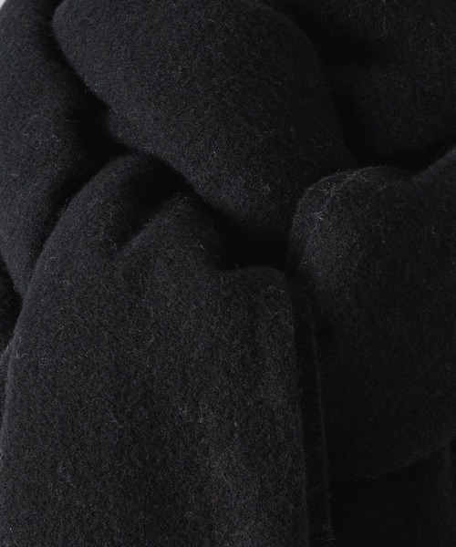 CASPER JOHN（キャスパージョン）の「Lamb wool100% muffler/ラムウール100%マフラー（マフラー・メンズ・ブラック/アイボリー/レッド/ブラウン・FREE）」の12枚目の写真