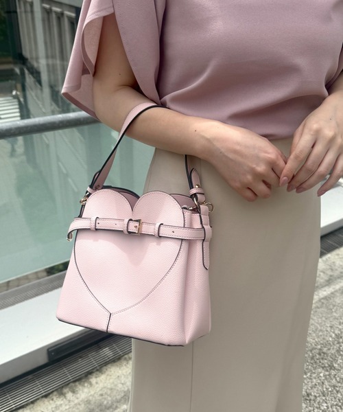 追加2］ハートモチーフベルトBAG 131772（ショルダーバッグ）｜mysty