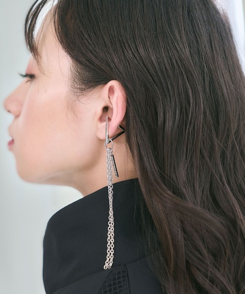 HARE（ハレ）の「マルチWAYチェーンイヤーカフ(HARE)（イヤーカフ・レディース・シルバー/シルバー系その他/シルバー系その他2・FREE）」の8枚目の写真