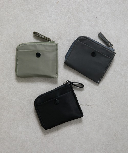 COLONY 2139（コロニートゥーワンスリーナイン）の「撥水ナイロン財布（財布・メンズ・ブラック/グレイッシュベージュ/グレー・FREE）」の10枚目の写真