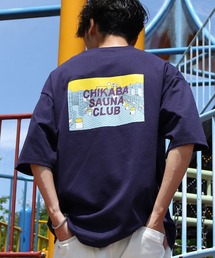 CHIKABA | 【CHIKABA SAUNA CLUB】 バックプリント サウナ 半袖 Tシャツ(Tシャツ/カットソー)