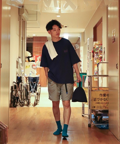 CHIKABA(チカバ)の「【CHIKABA SAUNA CLUB】 バックプリント サウナ 半袖 Tシャツ(Tシャツ/カットソー・メンズ・ホワイト系/ブラック/オートミール/ブラック系/ネイビー/ホワイト/ネイビー系/アイボリー系・LARGE/MEDIUM/X-LARGE)」の21枚目の写真