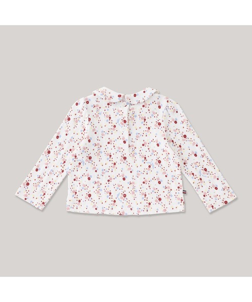 TOMMY HILFIGER（トミーヒルフィガー）の「BABY フラワーオールオーバープリントロングスリーブTシャツ（Tシャツ/カットソー・キッズ・マルチ・90cm/80/70cm）」の2枚目の写真