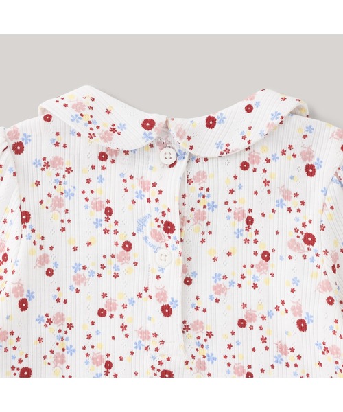 TOMMY HILFIGER（トミーヒルフィガー）の「BABY フラワーオールオーバープリントロングスリーブTシャツ（Tシャツ/カットソー・キッズ・マルチ・90cm/80/70cm）」の4枚目の写真