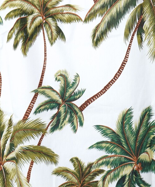 NOLLEY’S(ノーリーズ)の「【Hilo Hattie/ヒロハッティ】別注アロハシャツ ヤシの木 PALM TREE(シャツ/ブラウス・メンズ・ホワイト系その他・L/M)」の11枚目の写真