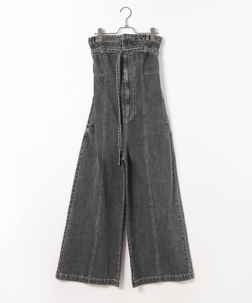 Heather（ヘザー）の「Denimベアオールインワン 128013（つなぎ