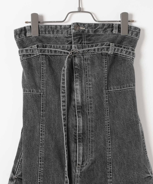 Heather（ヘザー）の「Denimベアオールインワン　128013（つなぎ/オールインワン・レディース・ブラック/ブルー・S/M）」の9枚目の写真