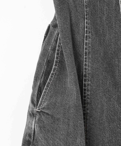 Heather（ヘザー）の「Denimベアオールインワン　128013（つなぎ/オールインワン・レディース・ブラック/ブルー・S/M）」の8枚目の写真