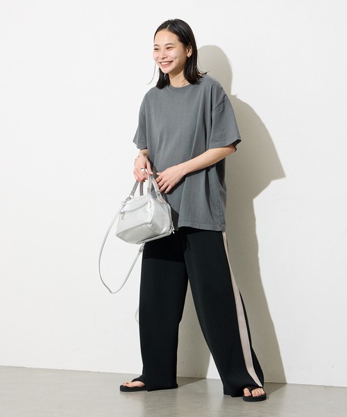 JOURNAL STANDARD（ジャーナルスタンダード）の「《追加》ウォッシャブルトラックパンツ（その他パンツ・レディース・グレー/ブラック・FREE）」の22枚目の写真