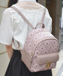 薔薇モチーフプリントリュック