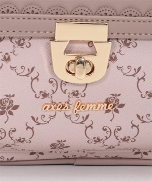 axesfemme 薔薇モチーフプリントリュック 黒 薔薇モチーフプリントリュック | outlet | axes femme online shop
