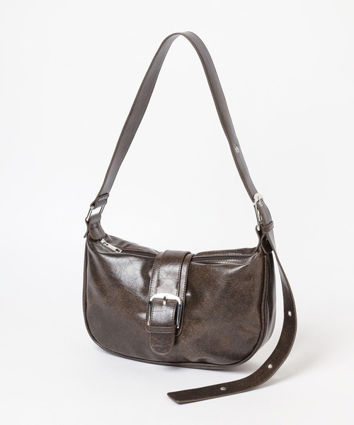 PBLIM（ページボーイリム）の「PBLIM/ヴィンテージライクバッグ（ショルダーバッグ・レディース・グリーン/ブラウン/ブラック・FREE）」の9枚目の写真