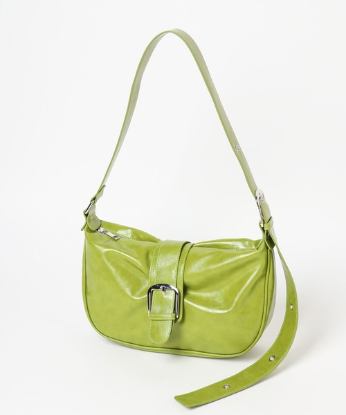 PBLIM（ページボーイリム）の「PBLIM/ヴィンテージライクバッグ（ショルダーバッグ・レディース・グリーン/ブラウン/ブラック・FREE）」の10枚目の写真