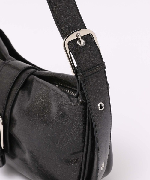 PBLIM（ページボーイリム）の「PBLIM/ヴィンテージライクバッグ（ショルダーバッグ・レディース・グリーン/ブラウン/ブラック・FREE）」の14枚目の写真