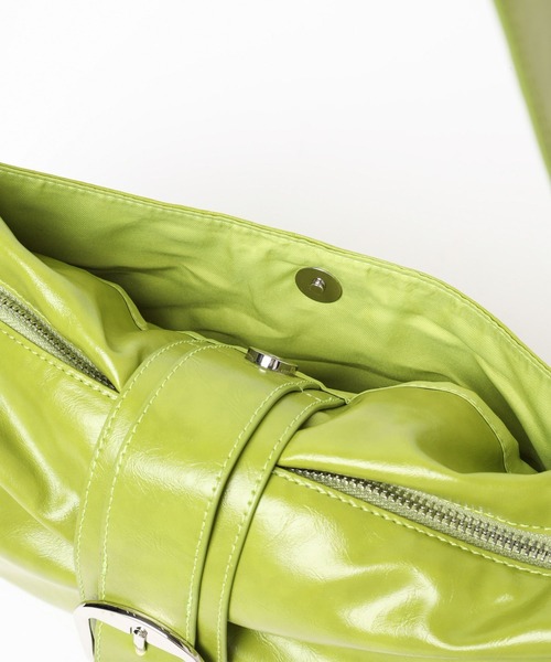 PBLIM（ページボーイリム）の「PBLIM/ヴィンテージライクバッグ（ショルダーバッグ・レディース・グリーン/ブラウン/ブラック・FREE）」の17枚目の写真